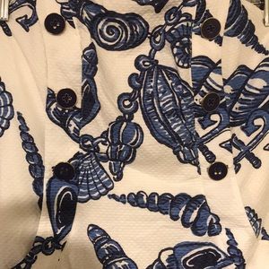 Lilly Pulitzer strapless nautical dress size S